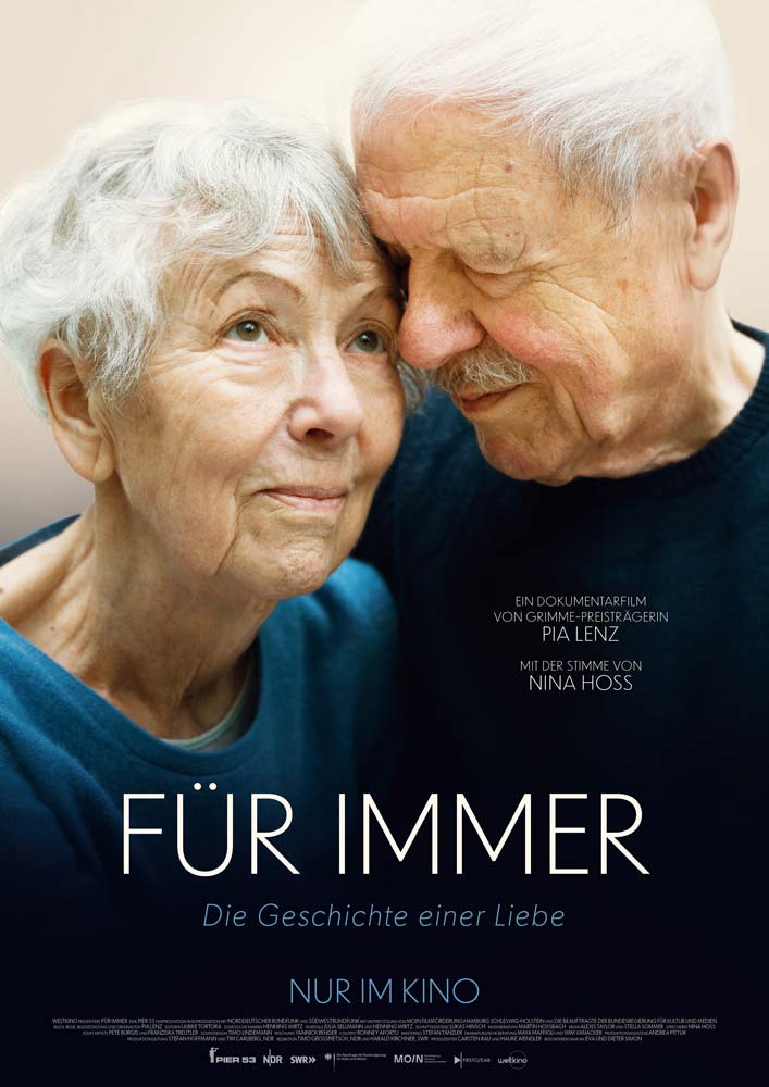 In „Für immer – Die Geschichte einer Liebe" hat die Hamburger Filmemacherin und Grimme-Preisträgerin Pia Lenz ein Ehepaar aus Harburg fünf Jahre lang in ihrem letzten Lebensabschnitt mit der Kamera begleitet. | MOIN Filmförderung