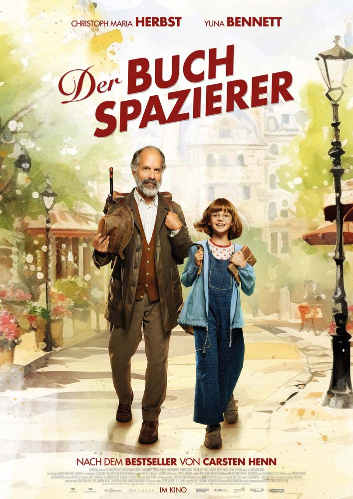 Die Romanverfilmung "Der Buchspazierer" mit Christoph Maria Herbst in der Hauptrolle wurde auch in Hamburg gedreht. Kinostart: 10. Oktober 2024 | MOIN Filmförderung